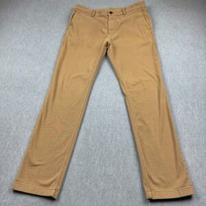Outerknown Pants Mens 33x30 Brown SEA Legs Straight Chino Organic Cotton Canvas